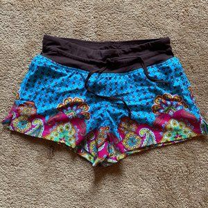 Small Multicolor Athleta Bathing Suit Shorts